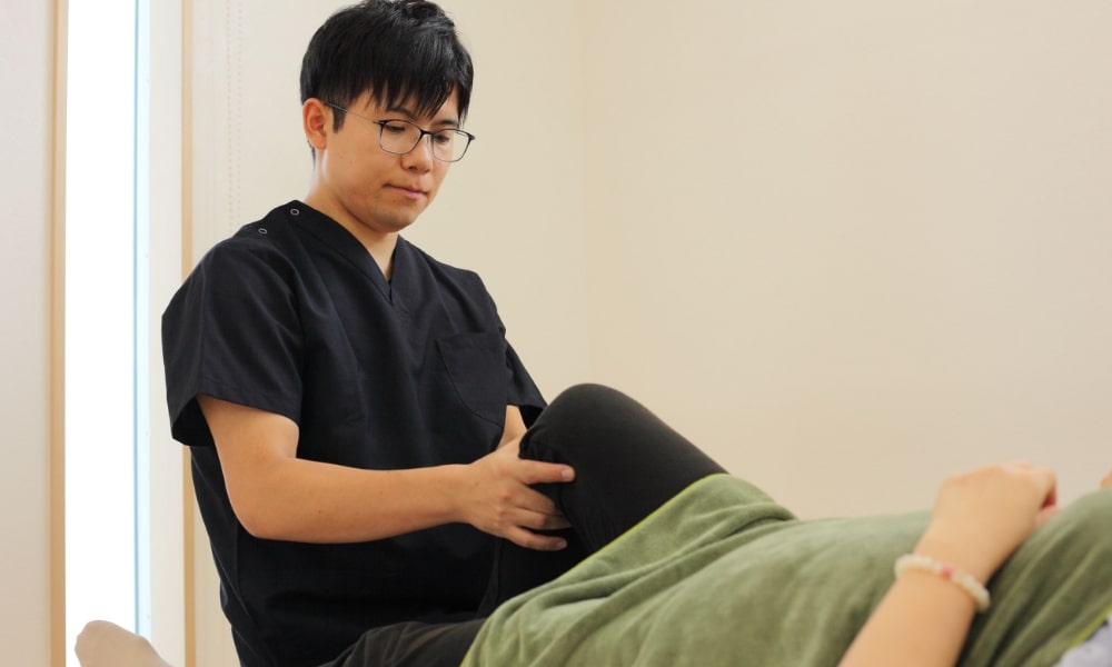 膝の関節の調整